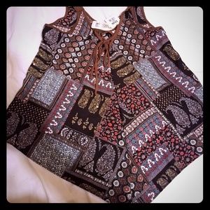 Wrangler patchwork tank